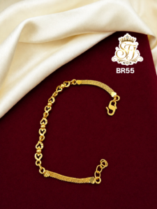 Gold look shining bracelet