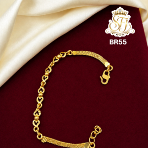 Gold look shining bracelet