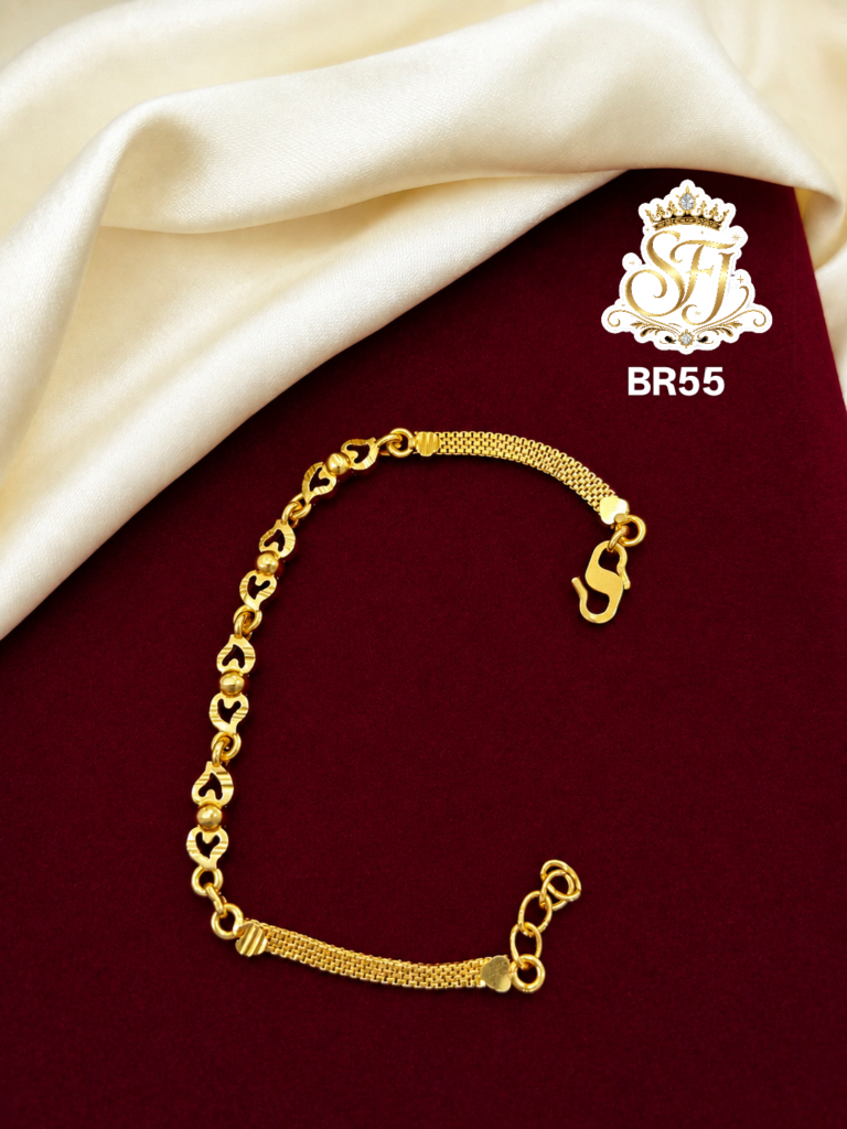 Gold look shining bracelet