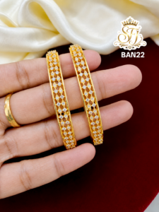 Premium white stone bangle