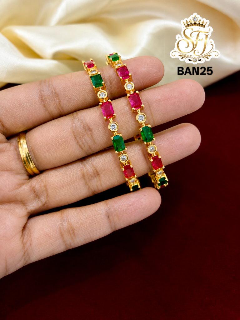 Multicolor stone bangle