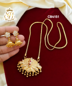 Lotus dollar chain with jumkha