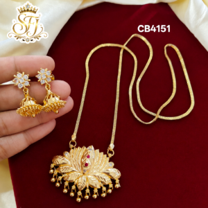 Lotus dollar chain with jumkha