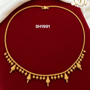 Gold Covering Drop Design Necklace