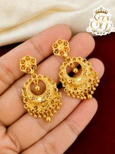 Gold look new earrings
