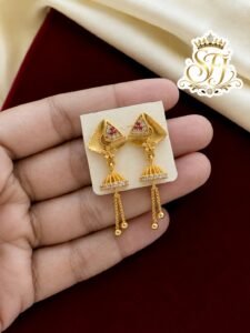 Ad stone hanging earrings