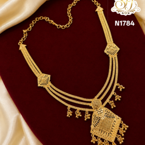 Gold plated layered necklace