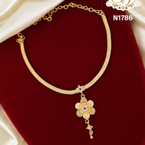 Simple & elegant gold plated necklace