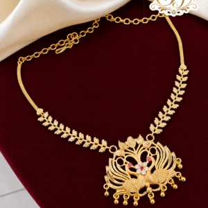 Peacock pendent necklace