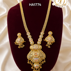 Real gold look bridal haram
