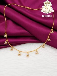 PREMIUM WHITE STONE DROP NECKLCAE