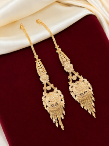 Long bridal earrings
