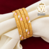 New tri color mix cnc cut bangle 2