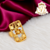 Gold look bridal ring 2