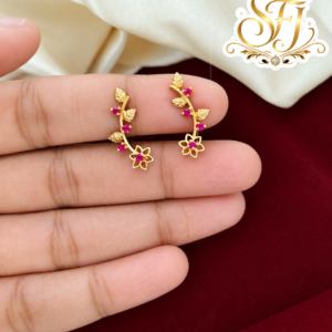 Floral earcuff