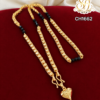 Traditional black beads chain with pendent 2