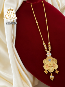 Traditional Multicolor Floral Pendant chain