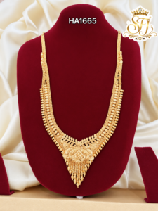 Traditional Gold Covering Bridal haram| South Indian Jewellery