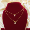 Elegant double layer short chain 3