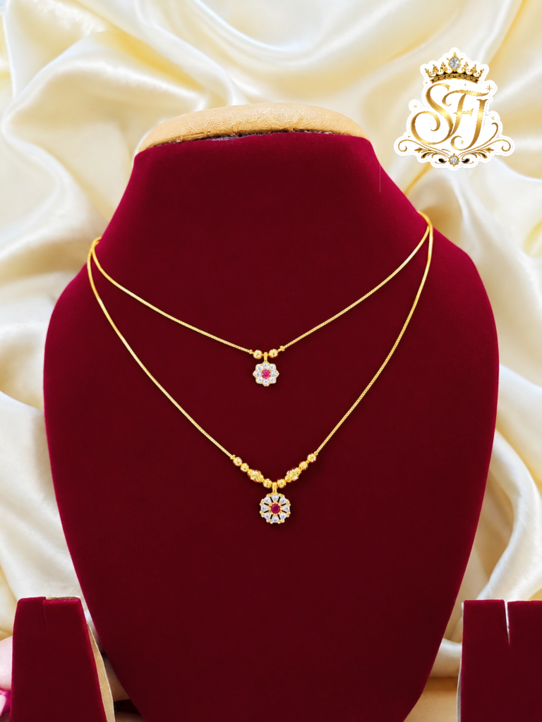 Elegant double layer short chain