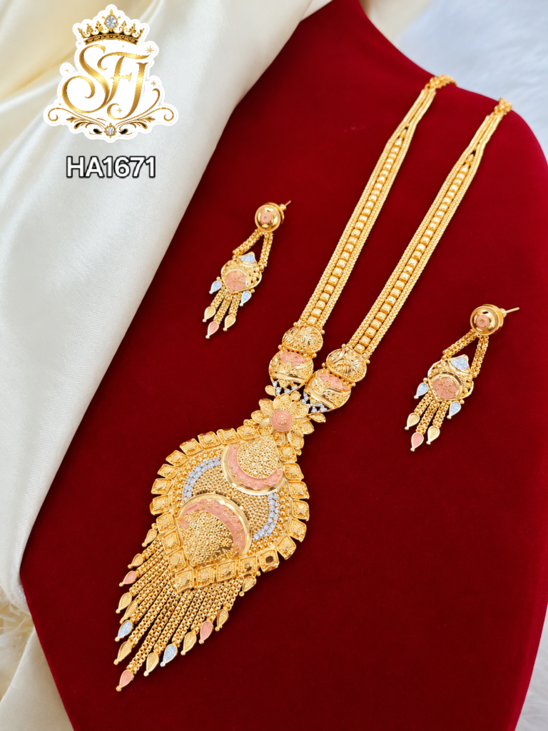 Premium one gram gold plated heavy middle haram
