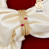 Impone stone two line bangles 2