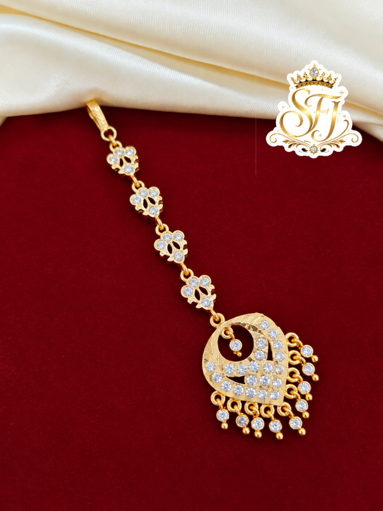 Impone stone tikka for brides