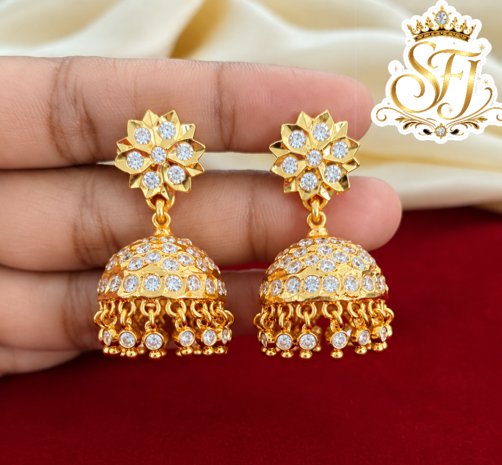 Bridal big size impone stone jumkha