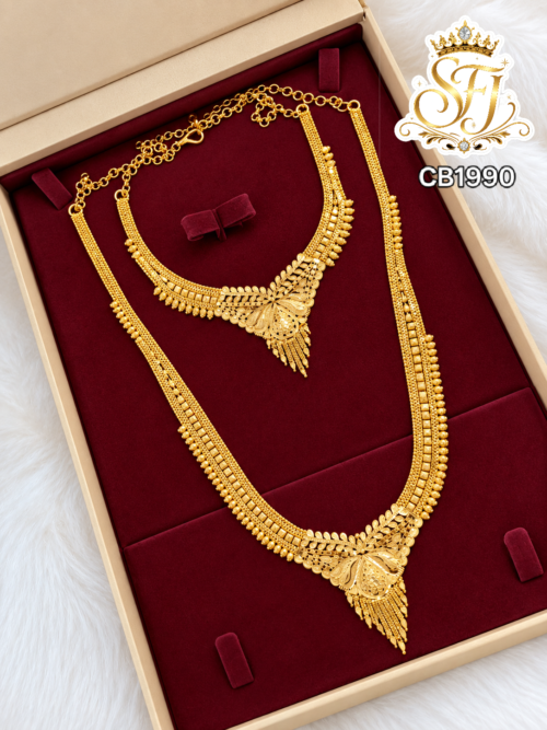 Gold plated haram necklace for women 1