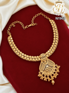 Gold Finish Designer Necklace for Women