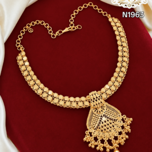 Gold Finish Designer Necklace for Women