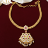 Premium impone attigai with ruby white stone in traditional look 1
