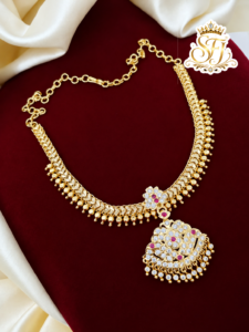 Traditional Impone stone attigai necklace new