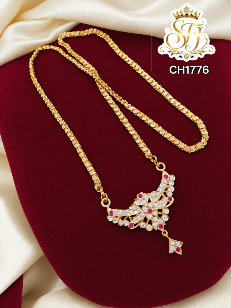 IMPONE stone pendent with chain