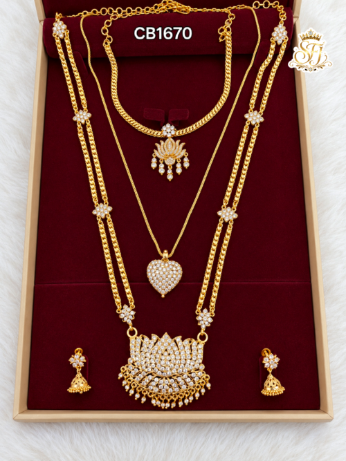 Lotus combo jewellery set 1